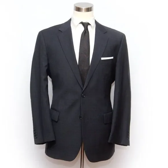 Jos A Bank 42R Navy Sport Coat Blazer Jacket‎ 2B Wool D060388